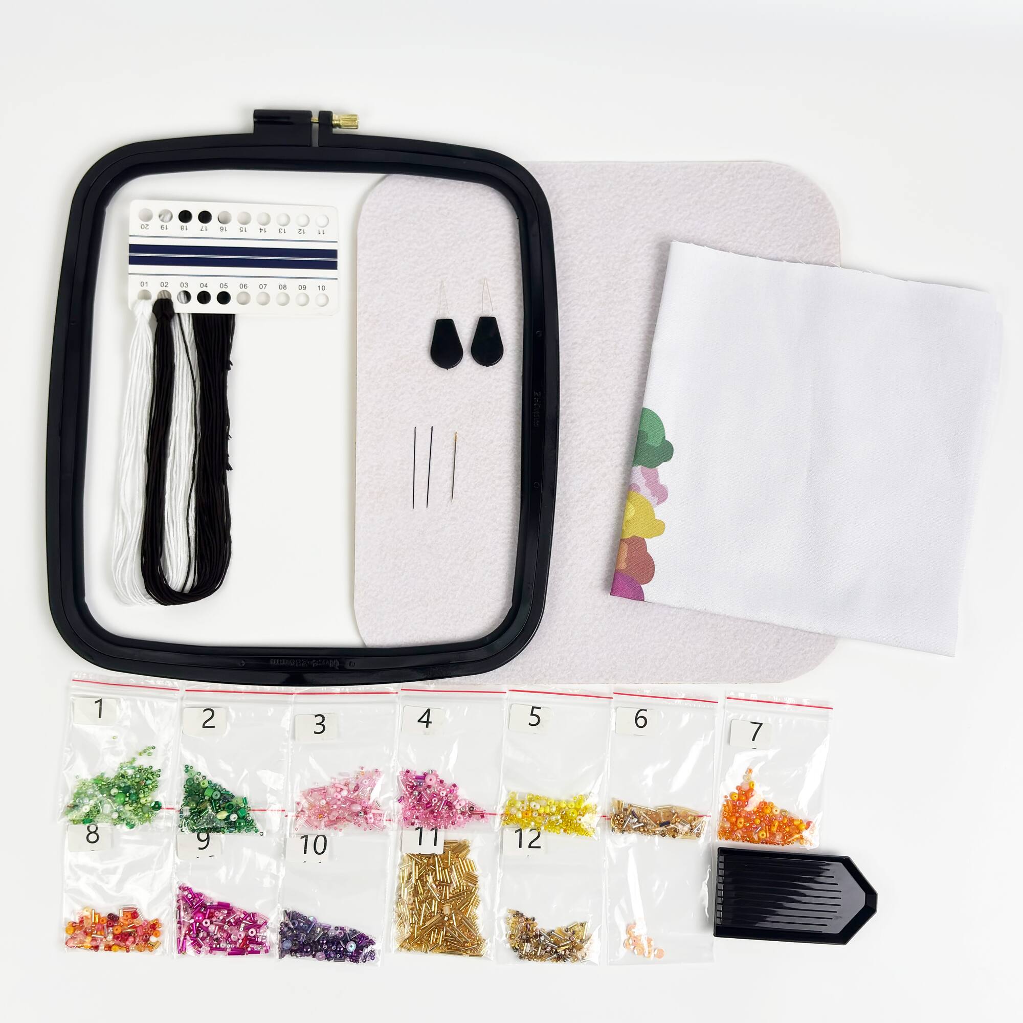 Jonathan Adler x Michaels Ice Cream Cone Bead Embroidery Kit